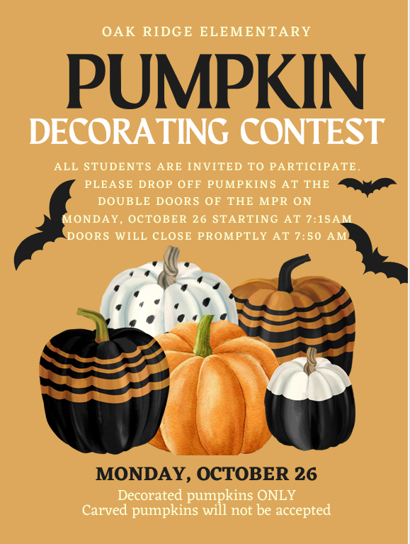 Pumpkin Decorating Contest