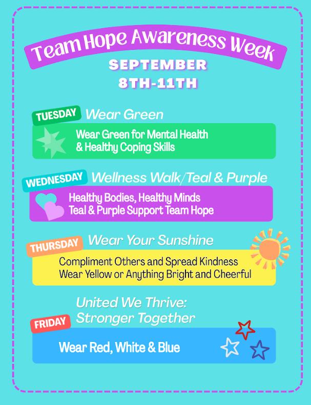 Team Hope Awareness Week