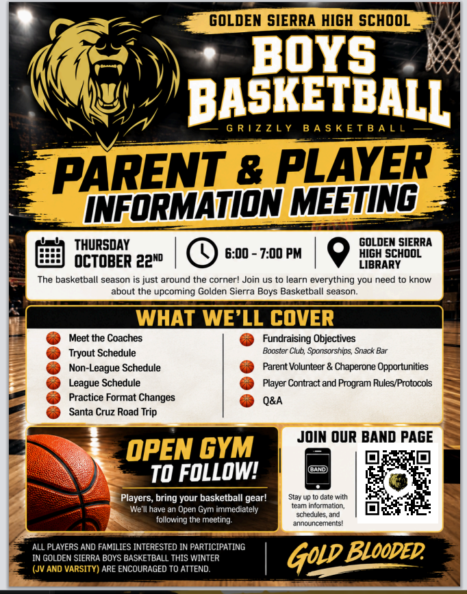 HS Boys Basketball- Parent Meeting