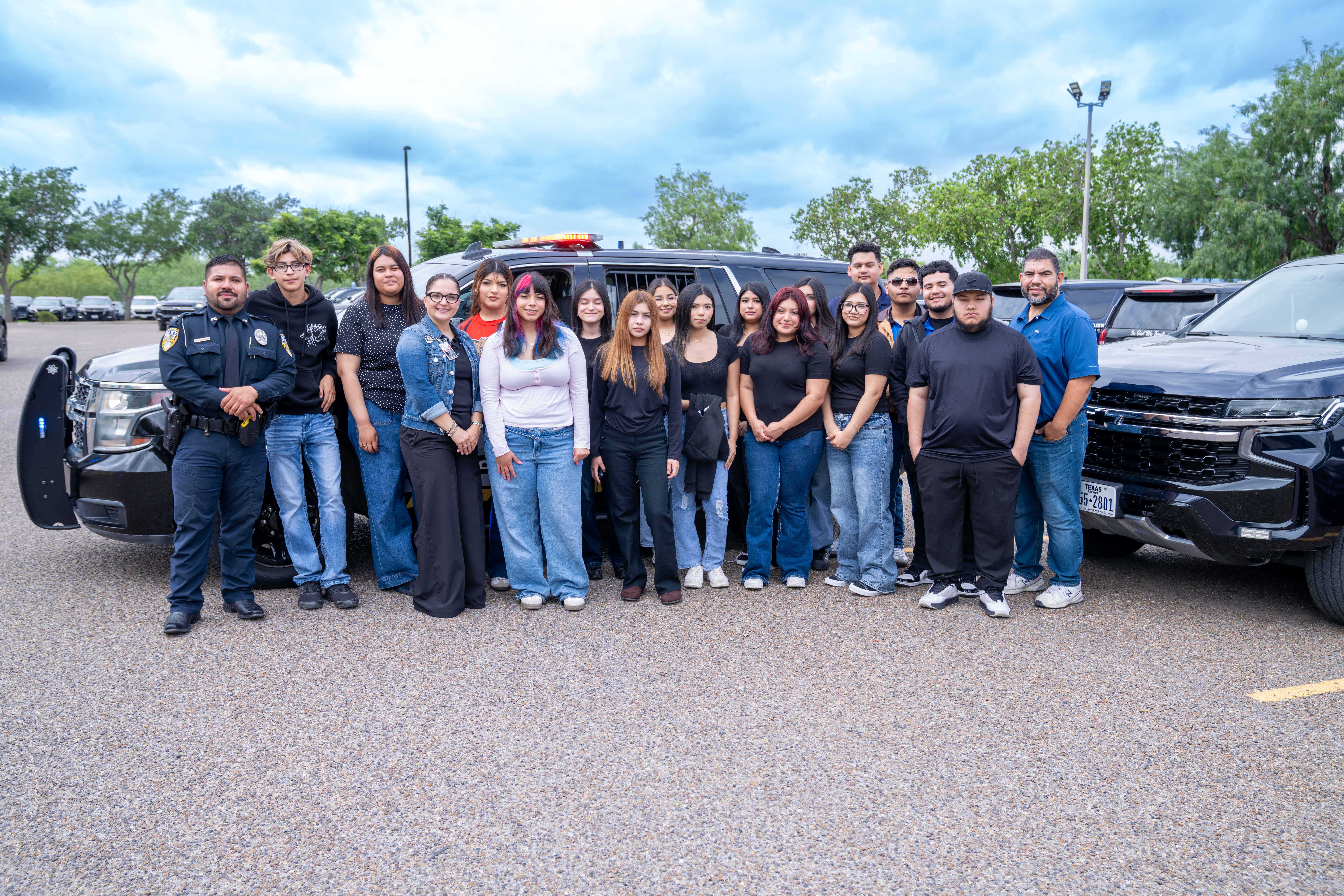 La Joya ISD Law Enforcement Students Explore Careers Through Pharr Police Department Tour