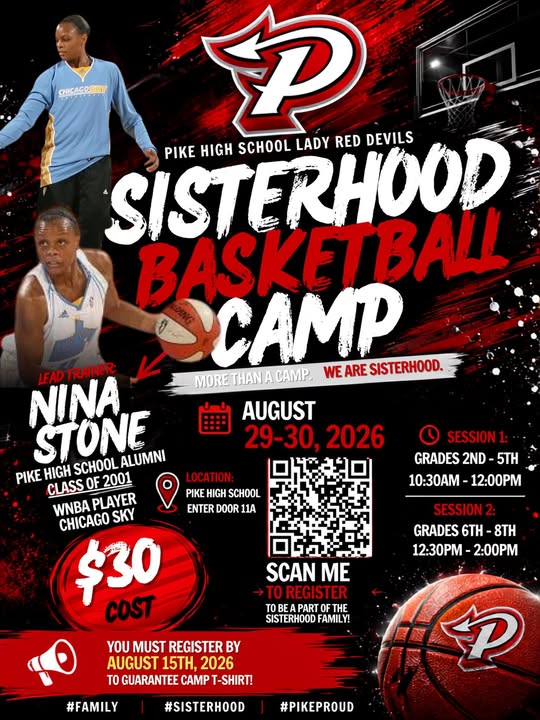 Pike Lady Red Devils Sisterhood Basketball Camp