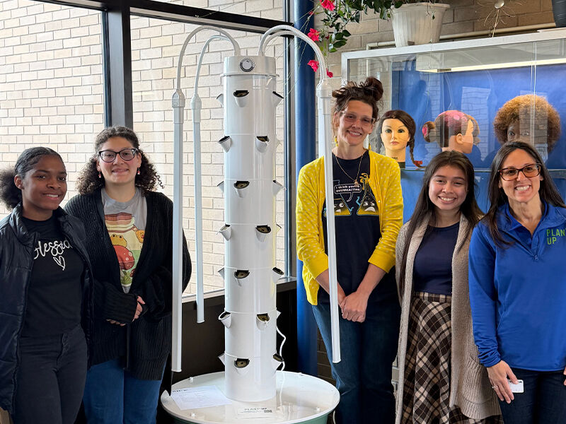 Growing Green: Garden Club’s New Tower
