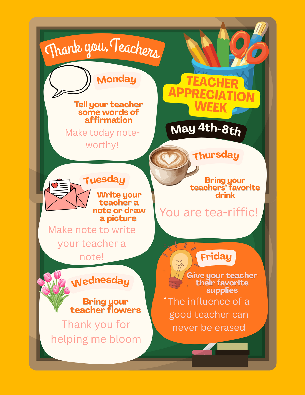 Teacher appreciation week