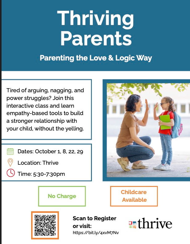 Thriving Parents - Beginning October 1st