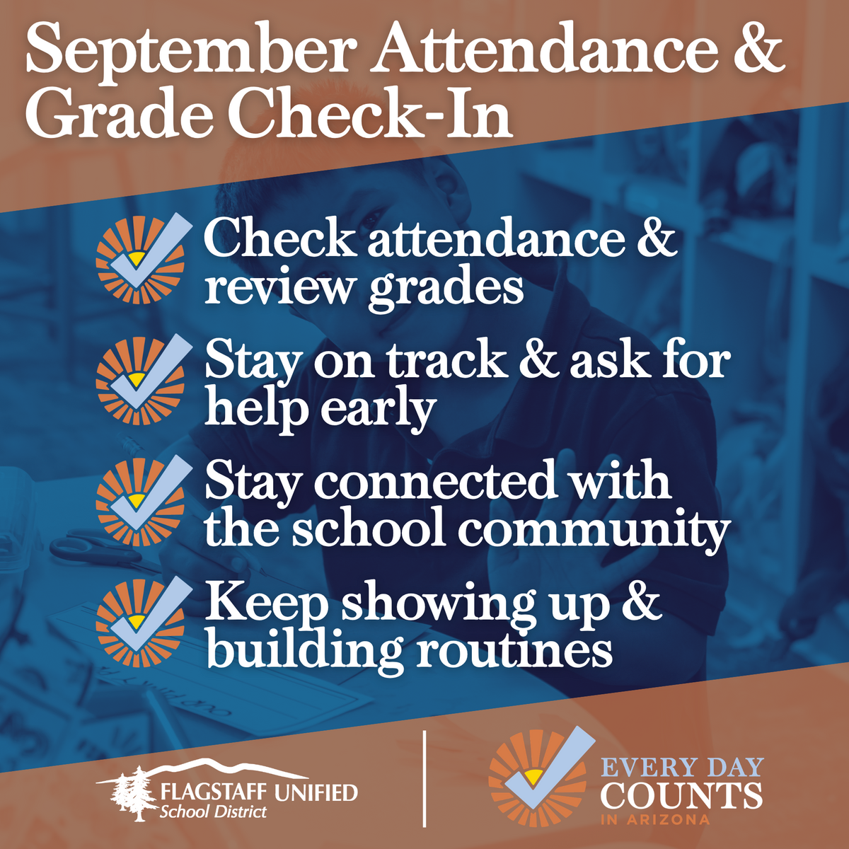 Every Day Counts: September Attendance & Grade Check-In