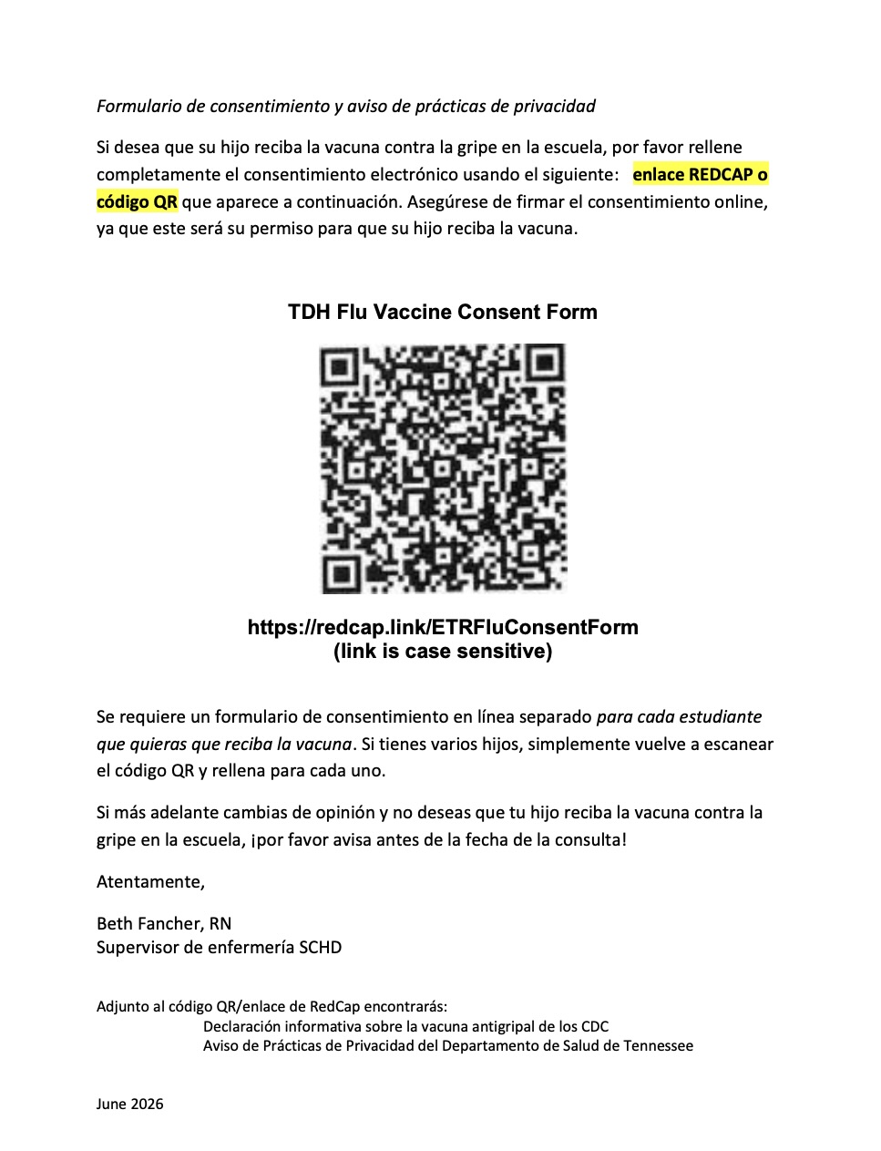 Consent Form QR Code