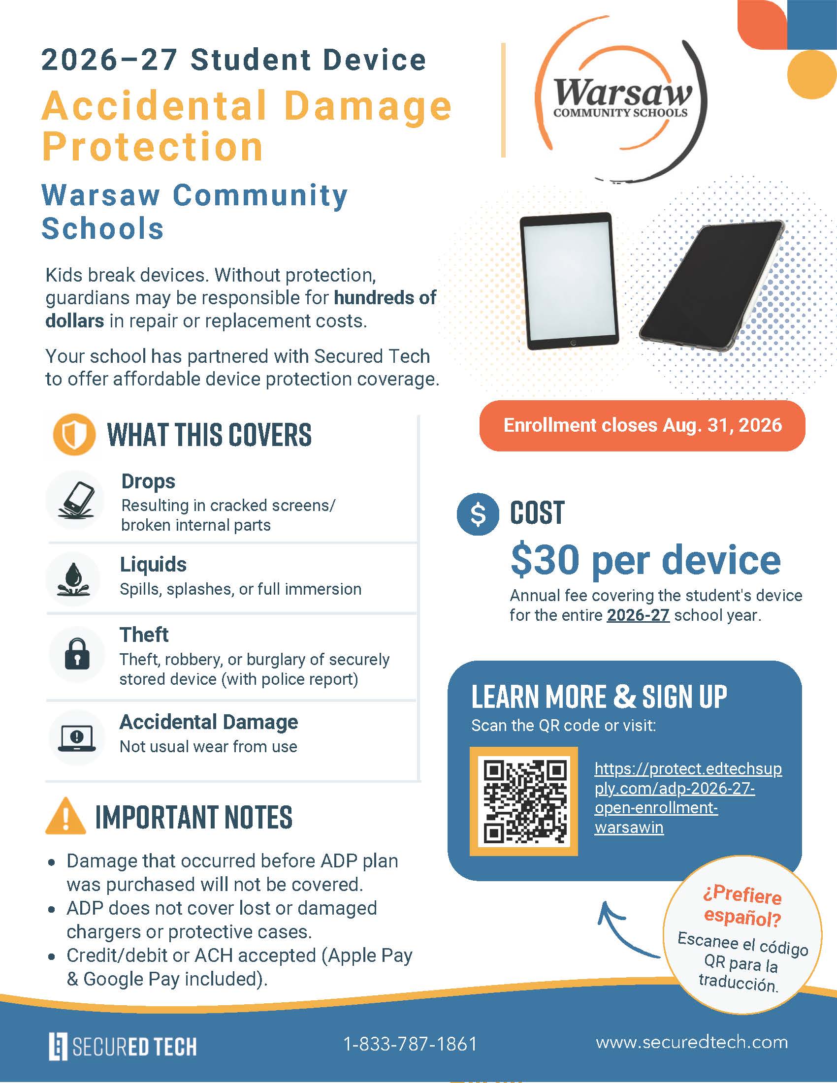 iPad Protection Enrollment Now Open! 26/27