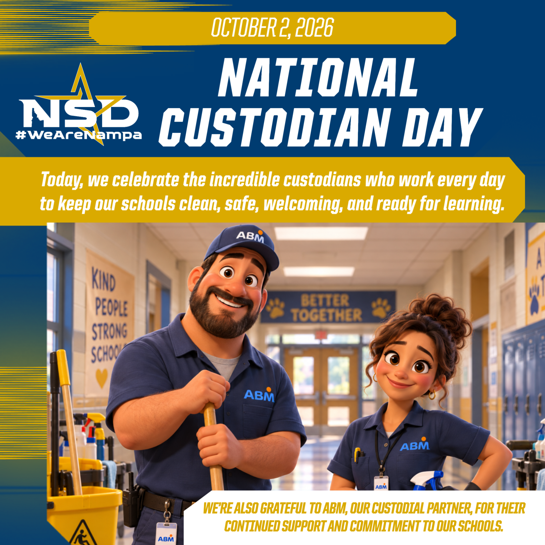 🎉 Happy National Custodian Day! 🧹✨