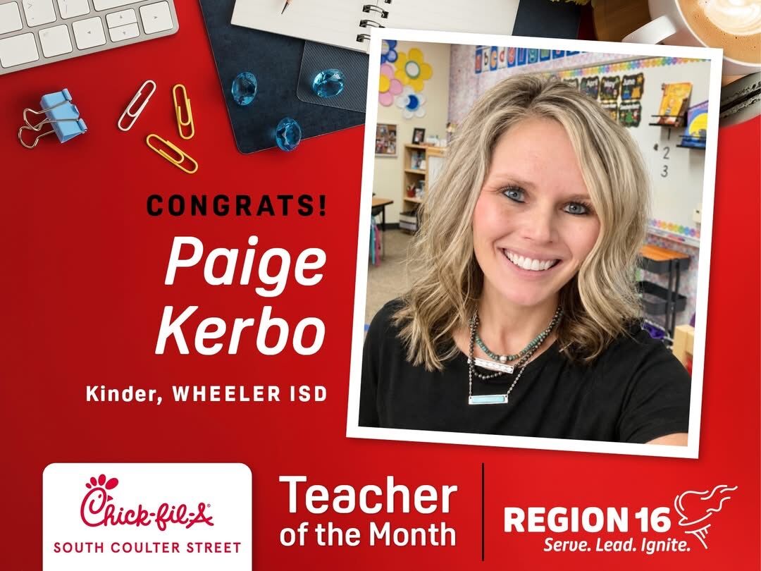 September Chick-fil-A Teacher of the Month