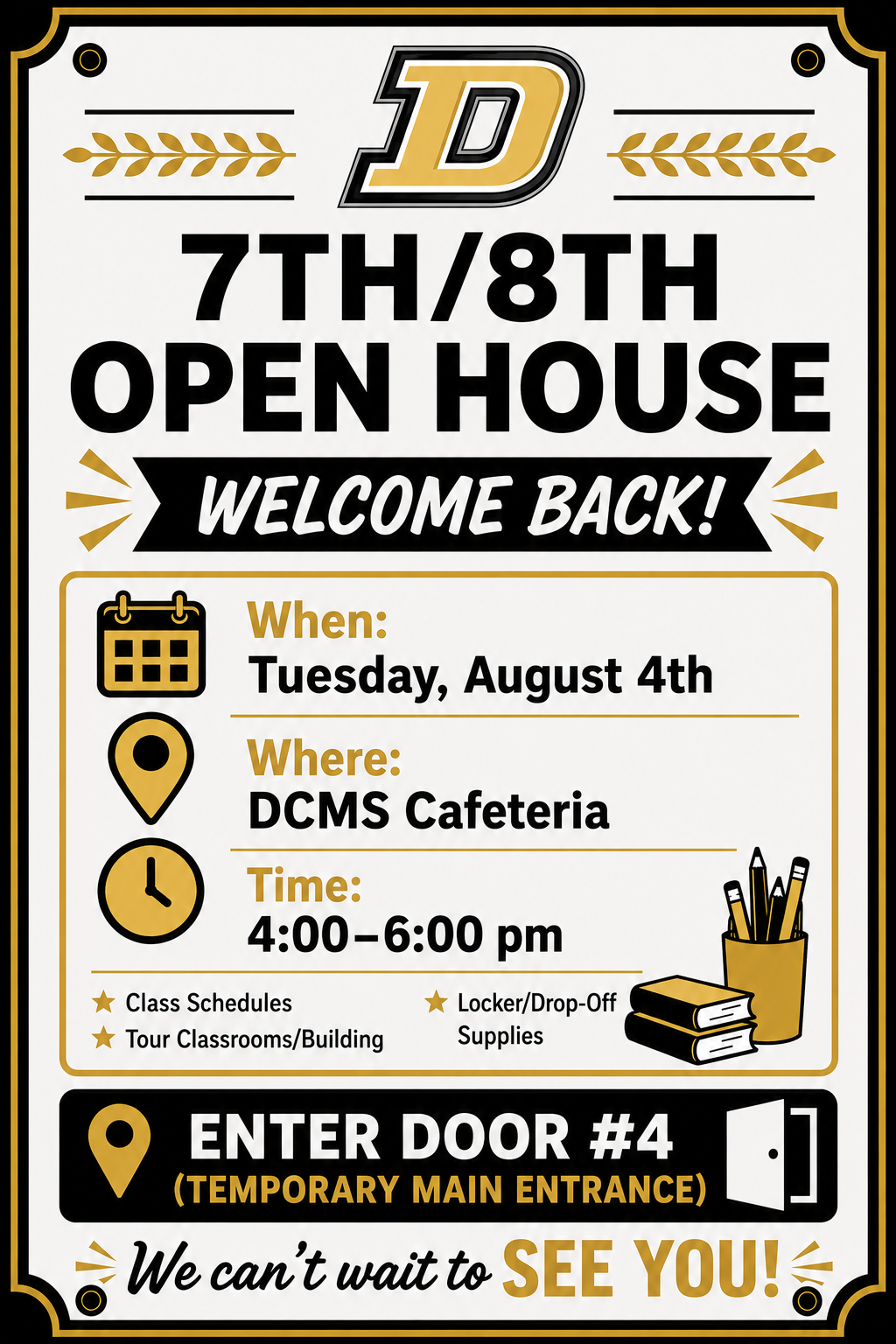 Open House Info