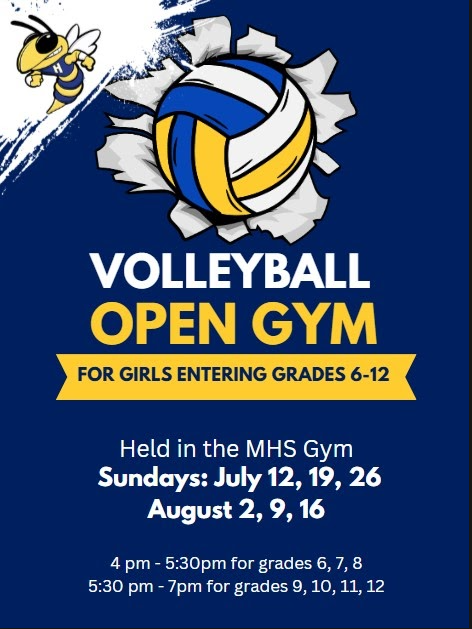 VOLLEYBALL OPEN GYM TIMES 