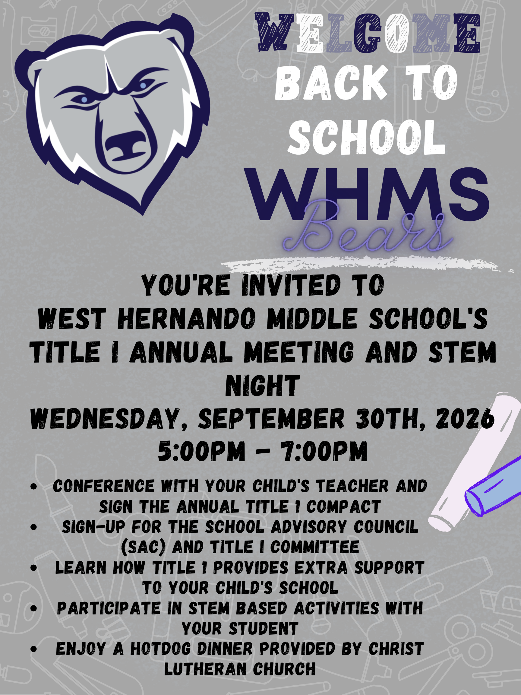 You're invited- Title 1 Night