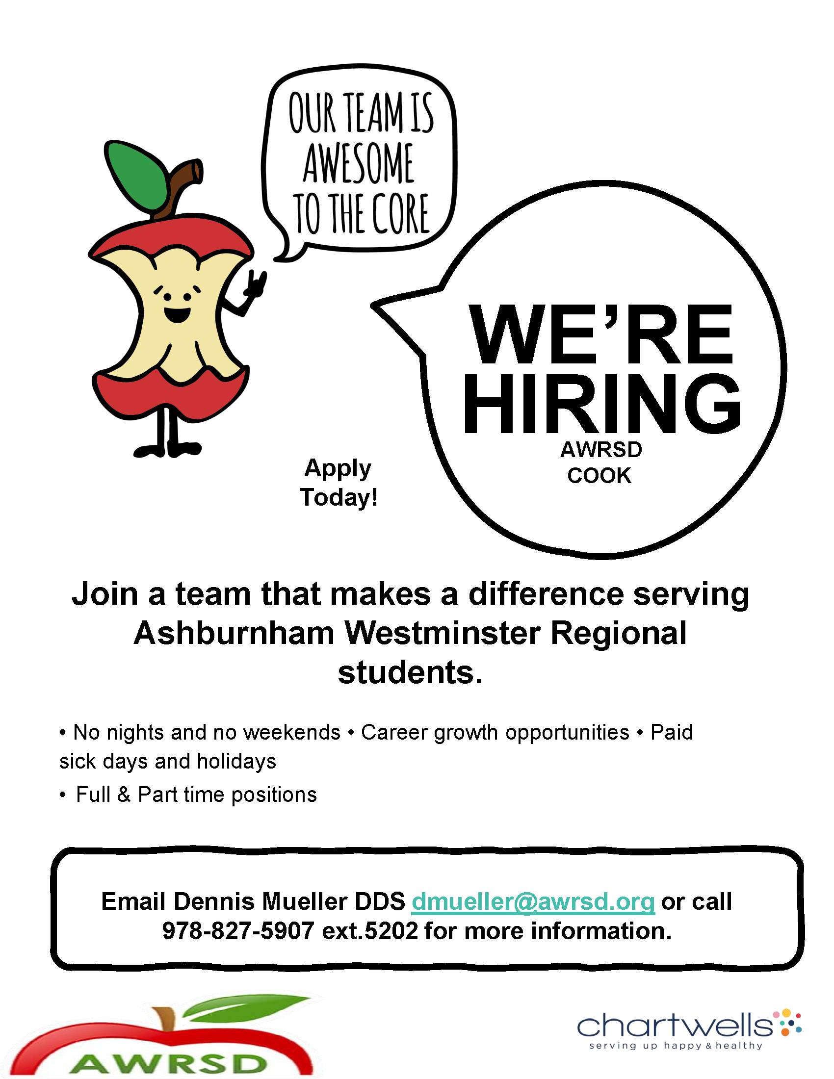 We're Hiring - Food Service