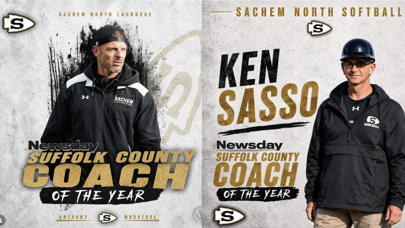 Mauro, Sasso Garner Suffolk County Coach of the Year Honors