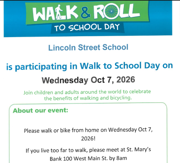 Informational Update - Walk/Ride to School Day - Tomorrow!