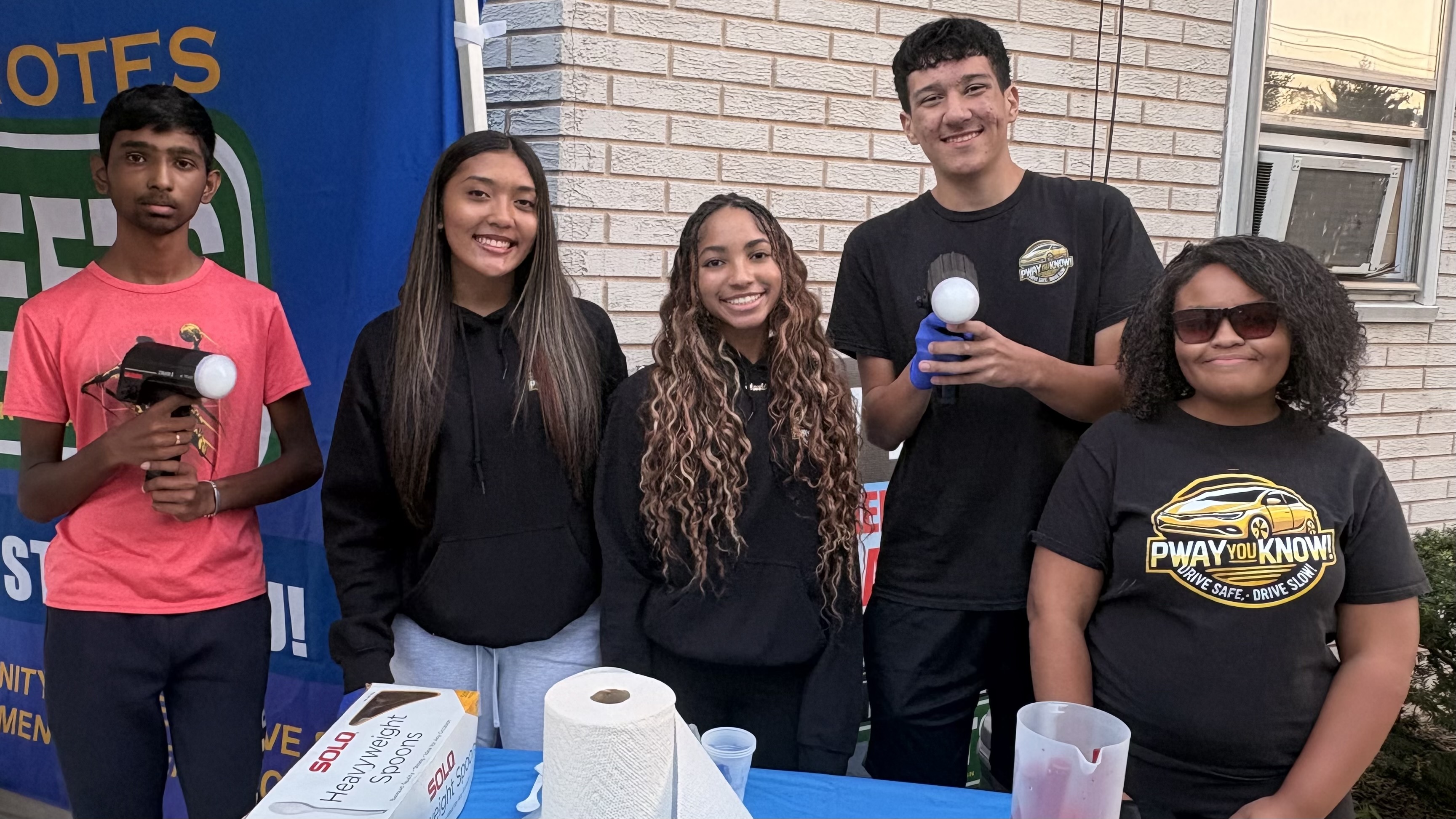 PHS SADD spreads word about safe driving alongside Piscataway Police