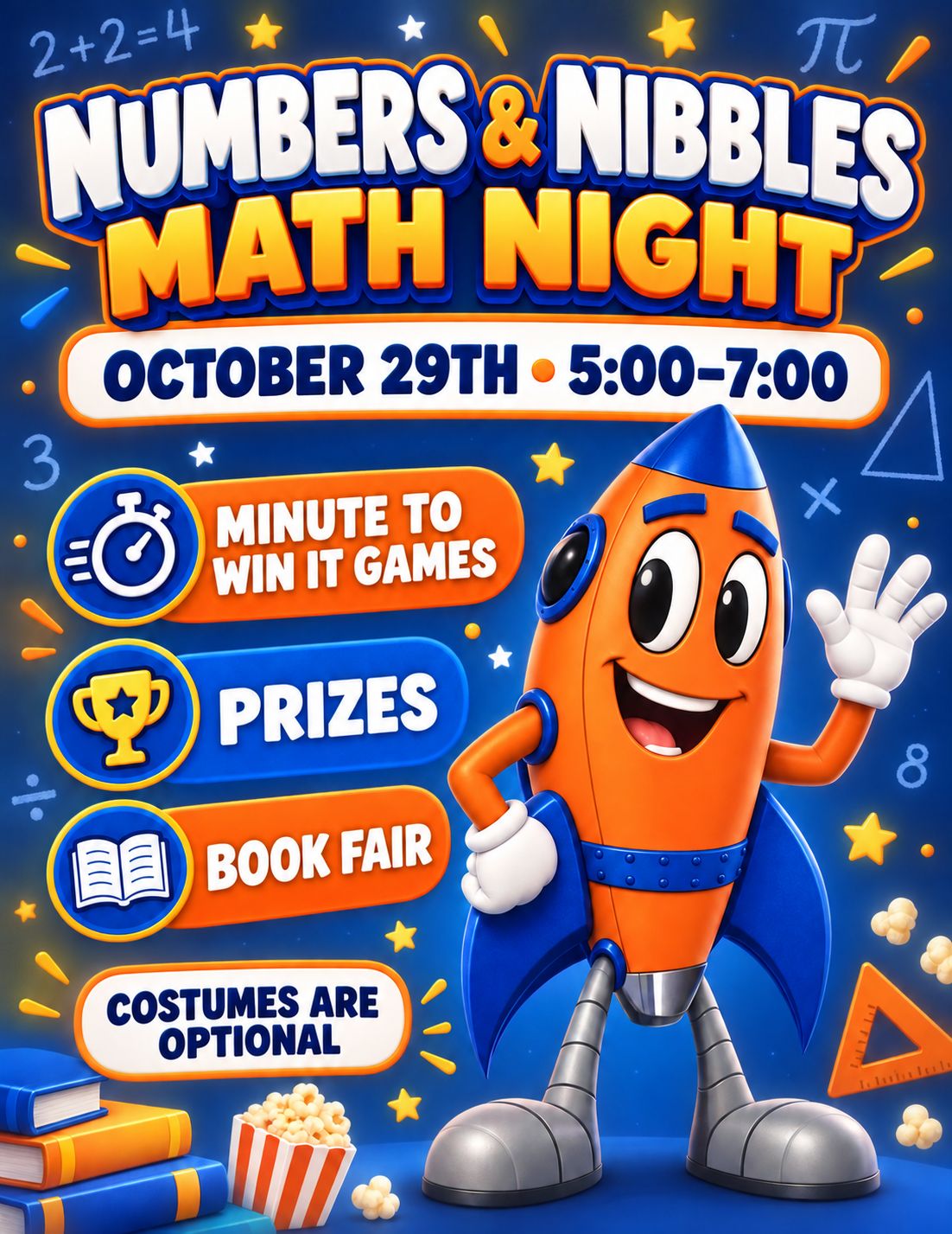 📅Mark Your Calendar: Numbers & Nibbles Math Night