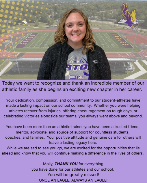 Wishing Molly the Very Best! 