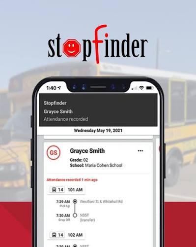 Stopfinder Bus App and Transportation Updates