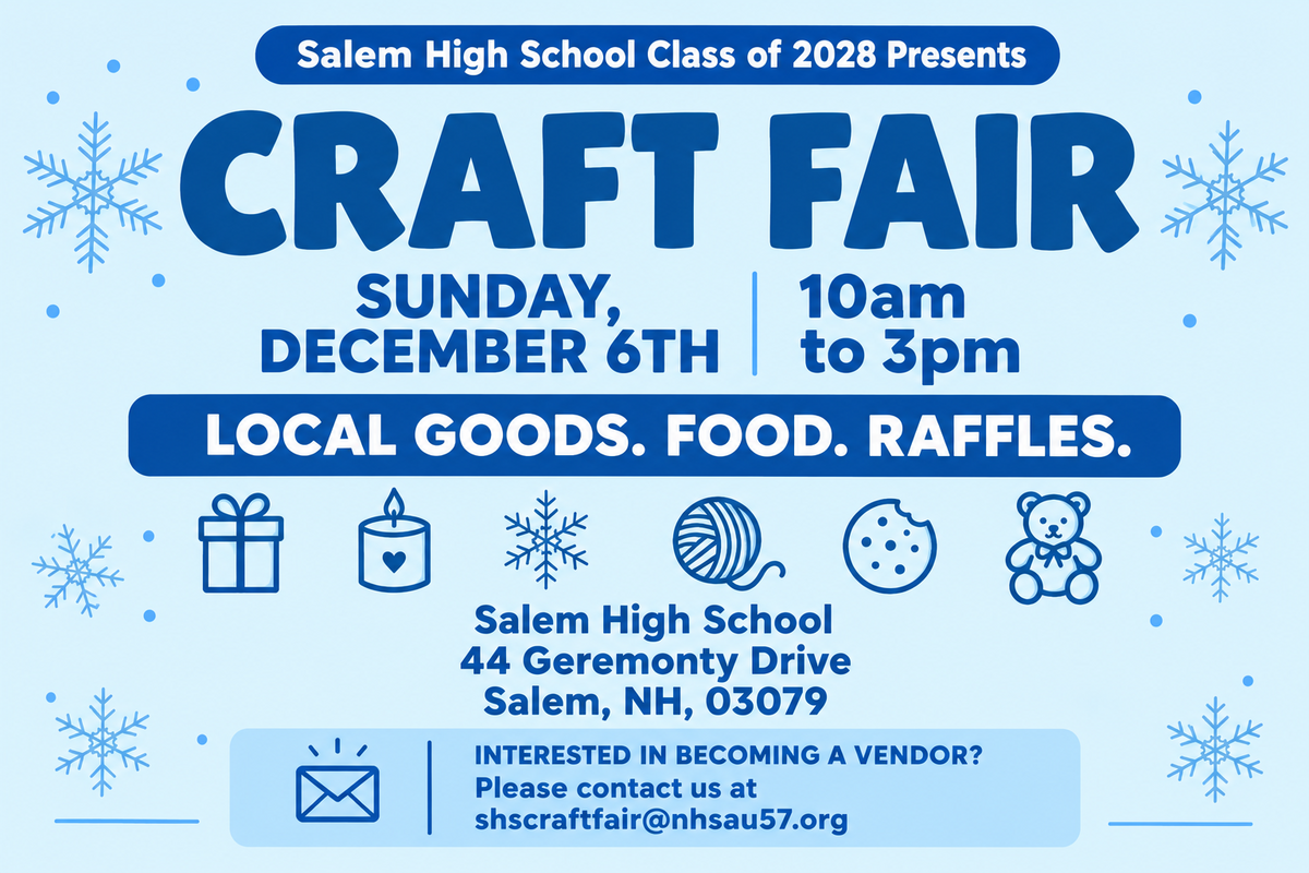 2026 SHS Craft Fair - Vendor Application 