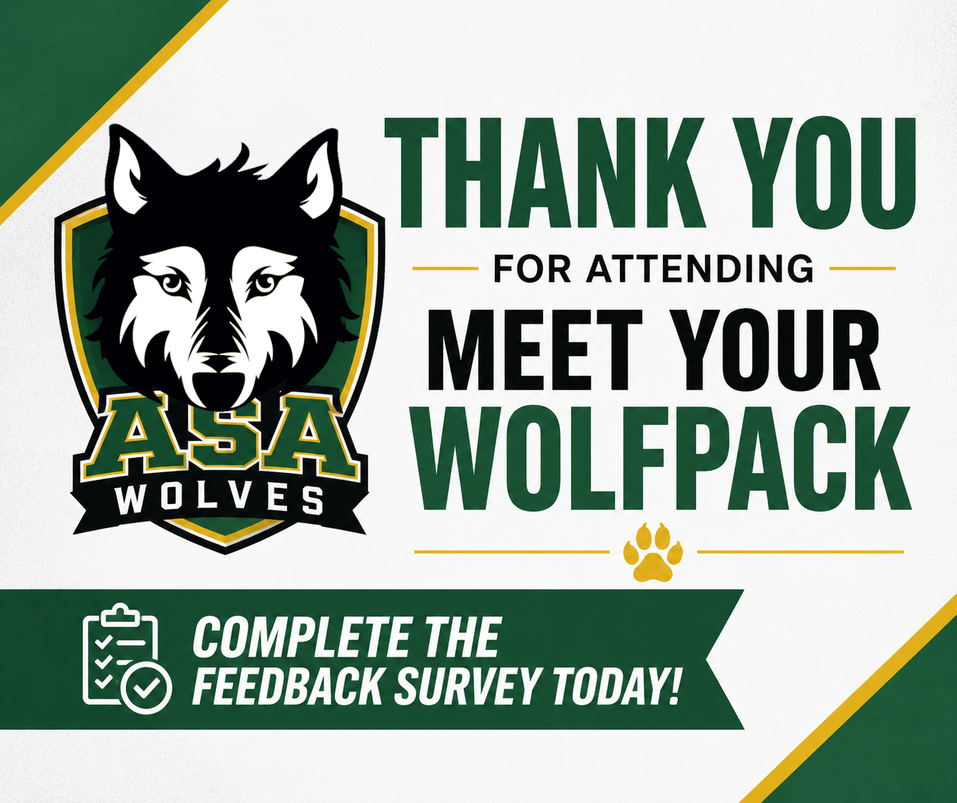 🐺 You Met Your Wolfpack - We’d Love Your Feedback!