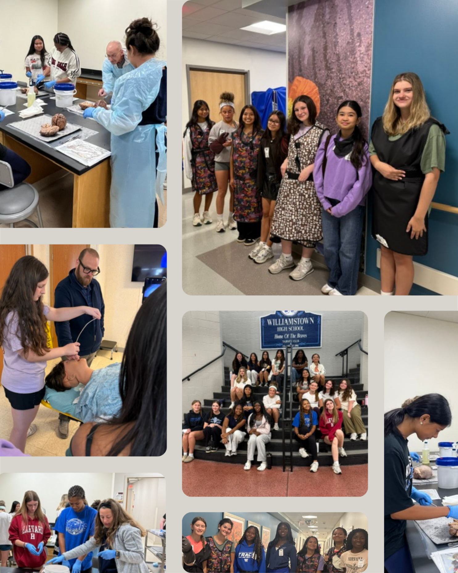 Allied Health Students Visit Rowan & Inspira