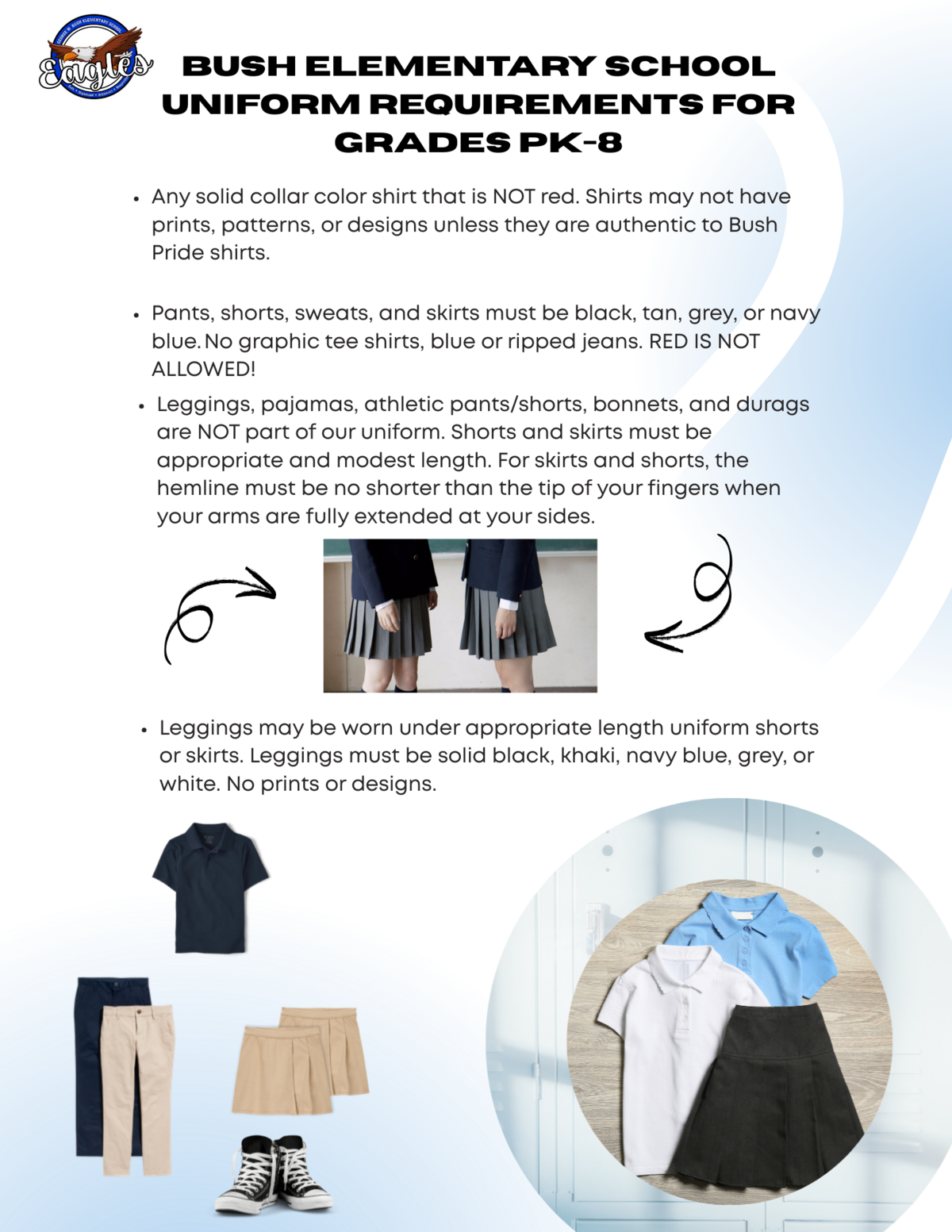 Bush  Elementary's Uniform Policy