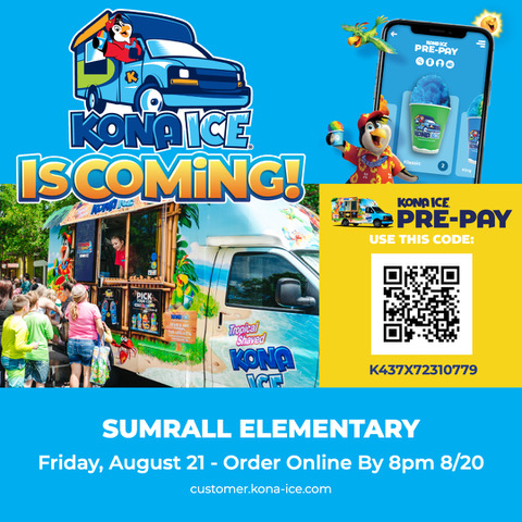 KONA ICE- August 21st