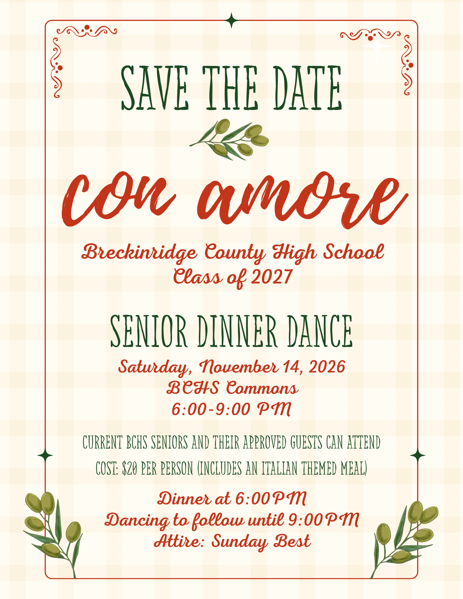 Senior Meeting Recap & Other Important Information