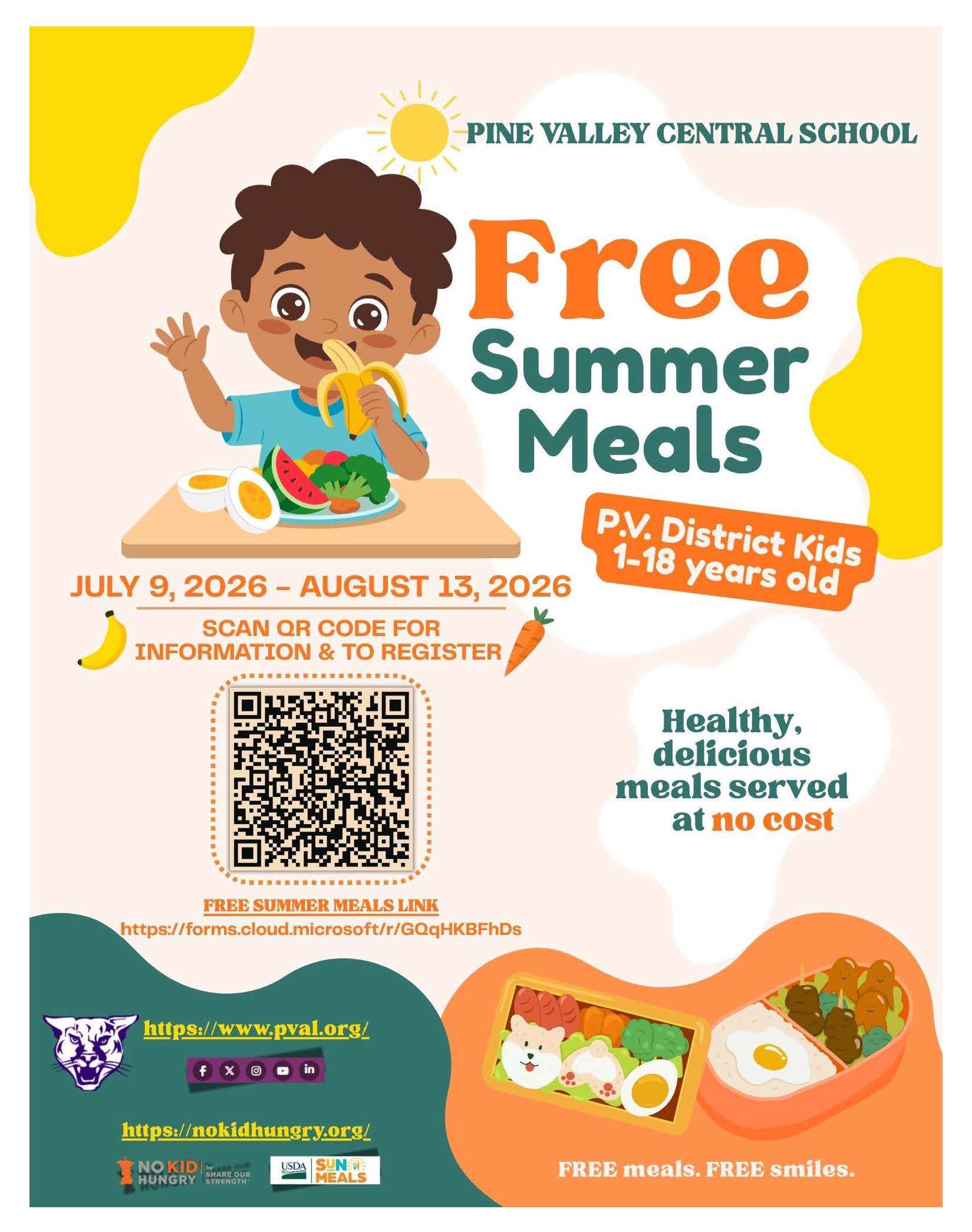 2026 Free Summer Meals