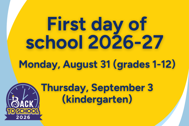 School starts August 31 (for most students!)