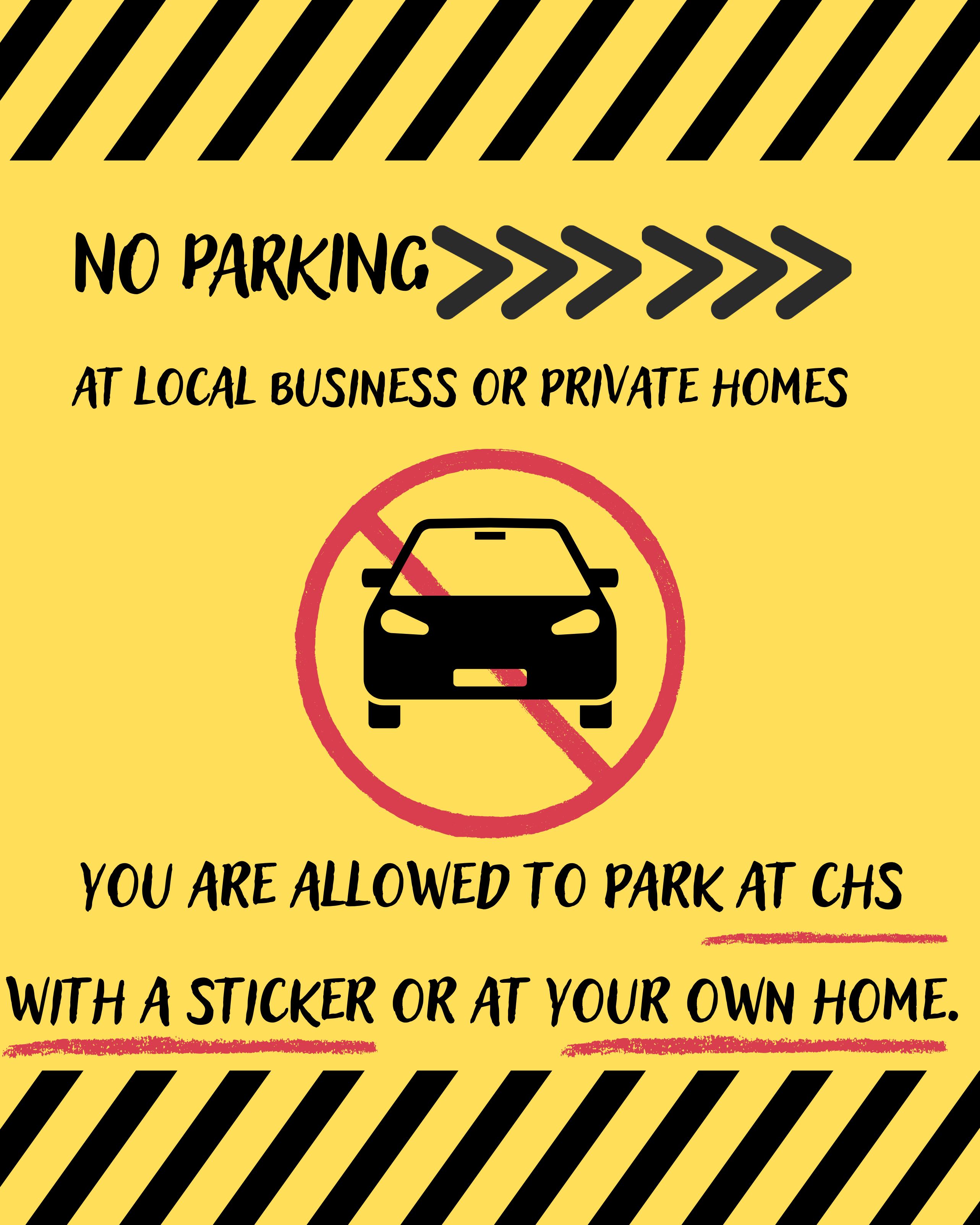 Parking off campus