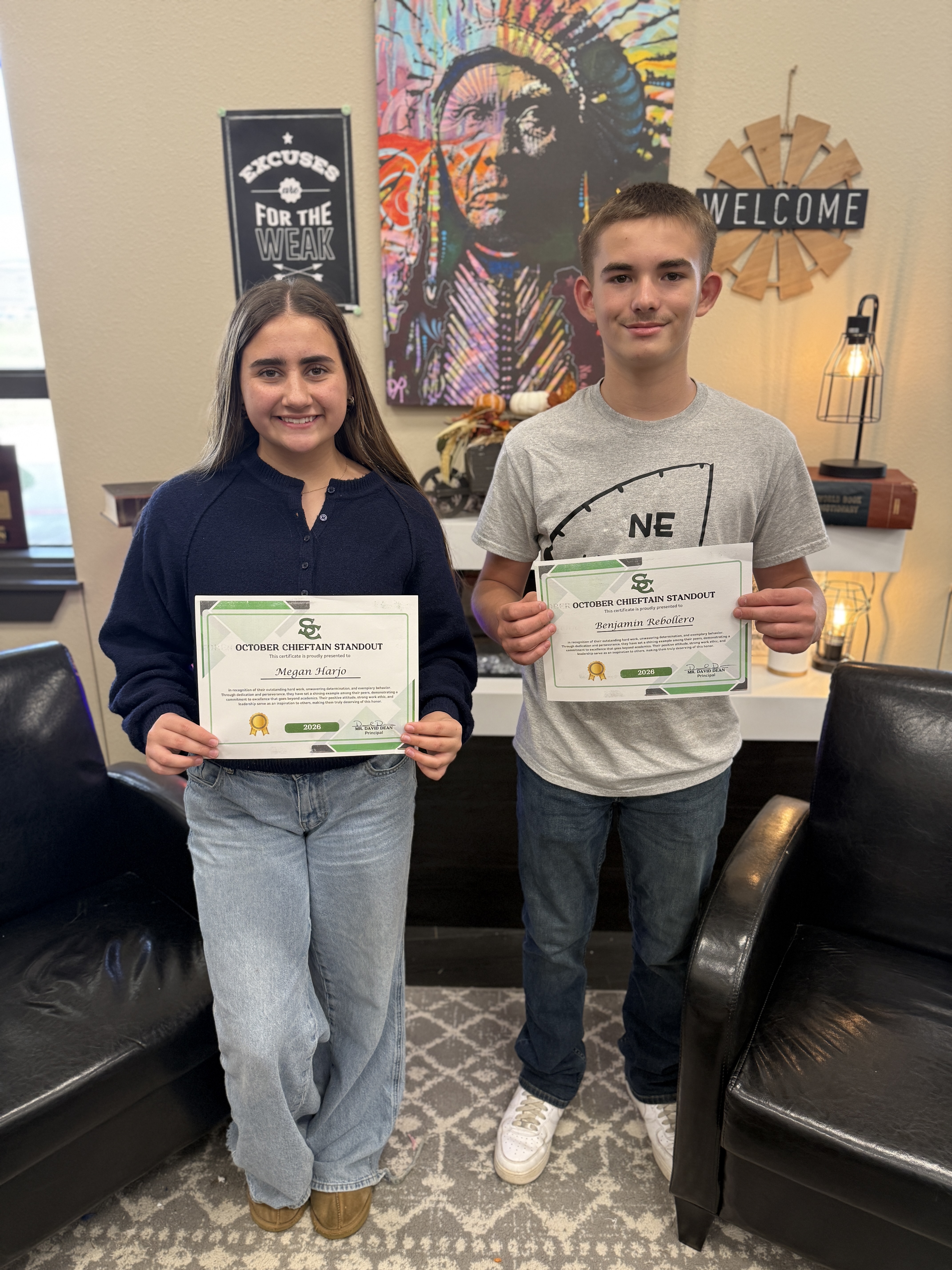 OCTOBER CHIEFTAIN STANDOUTS