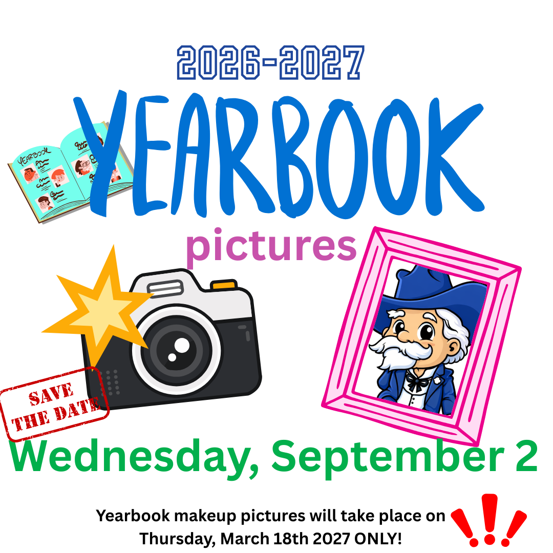 Upcoming Dates to know/ Yearbook Pictures 