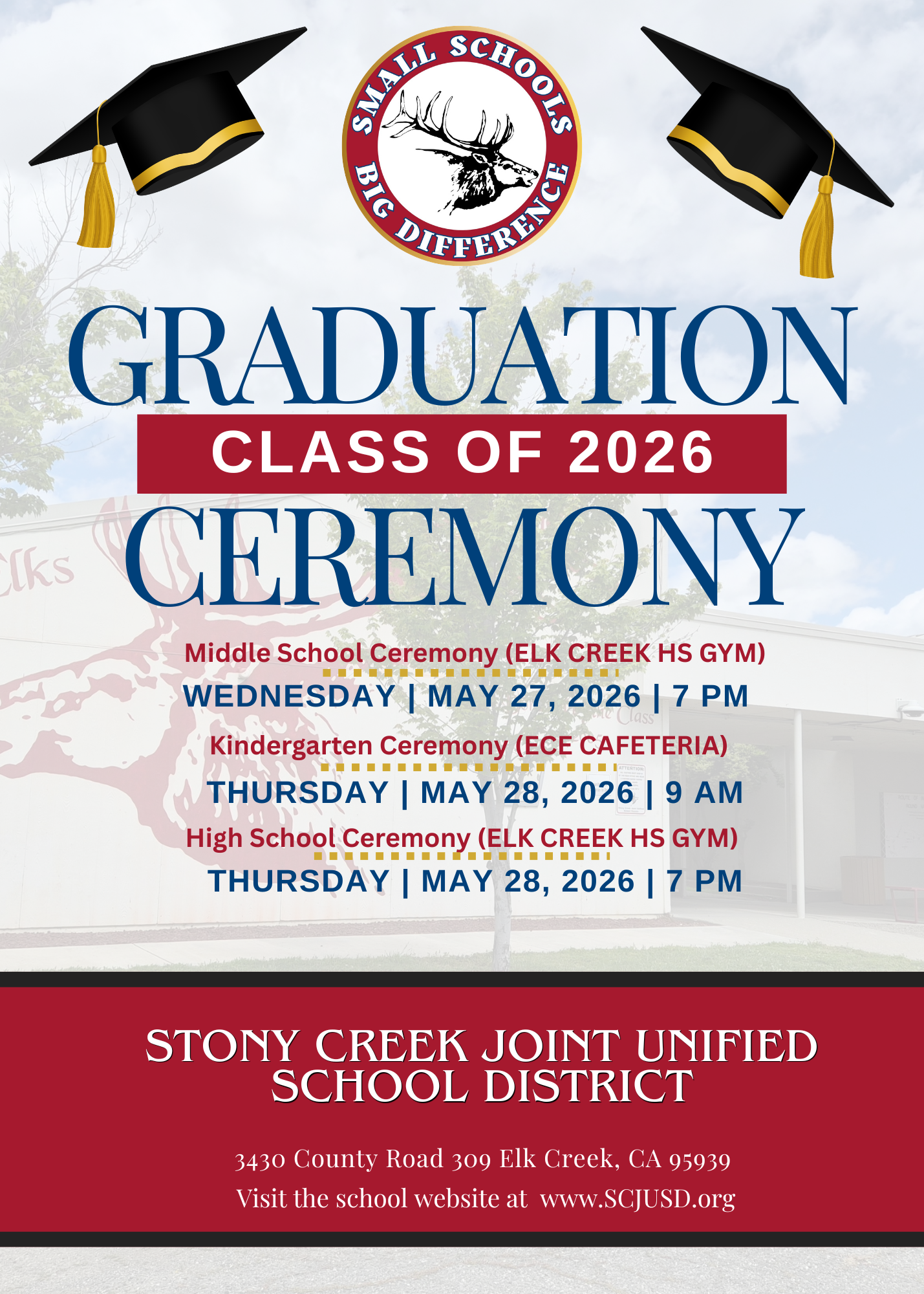  Stony Creek Joint Unified School District Graduation Ceremonies 
