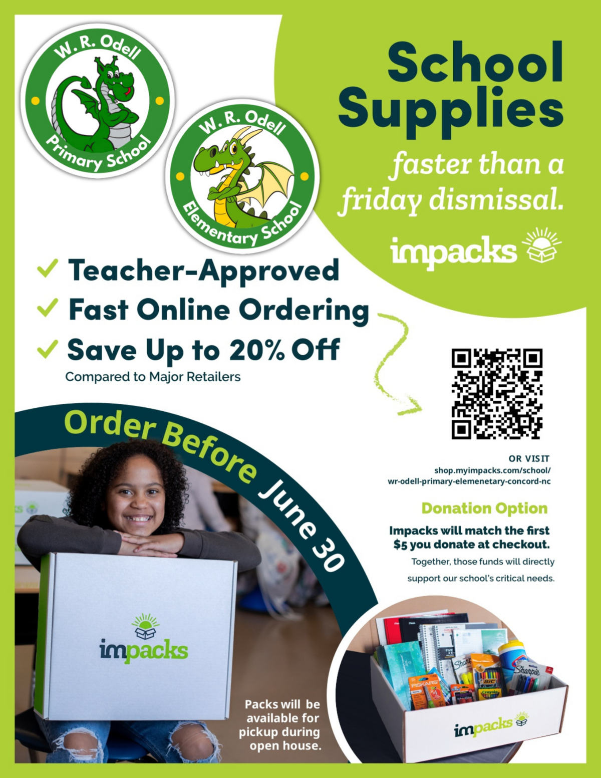 School Supply Kits - On Sale Now!