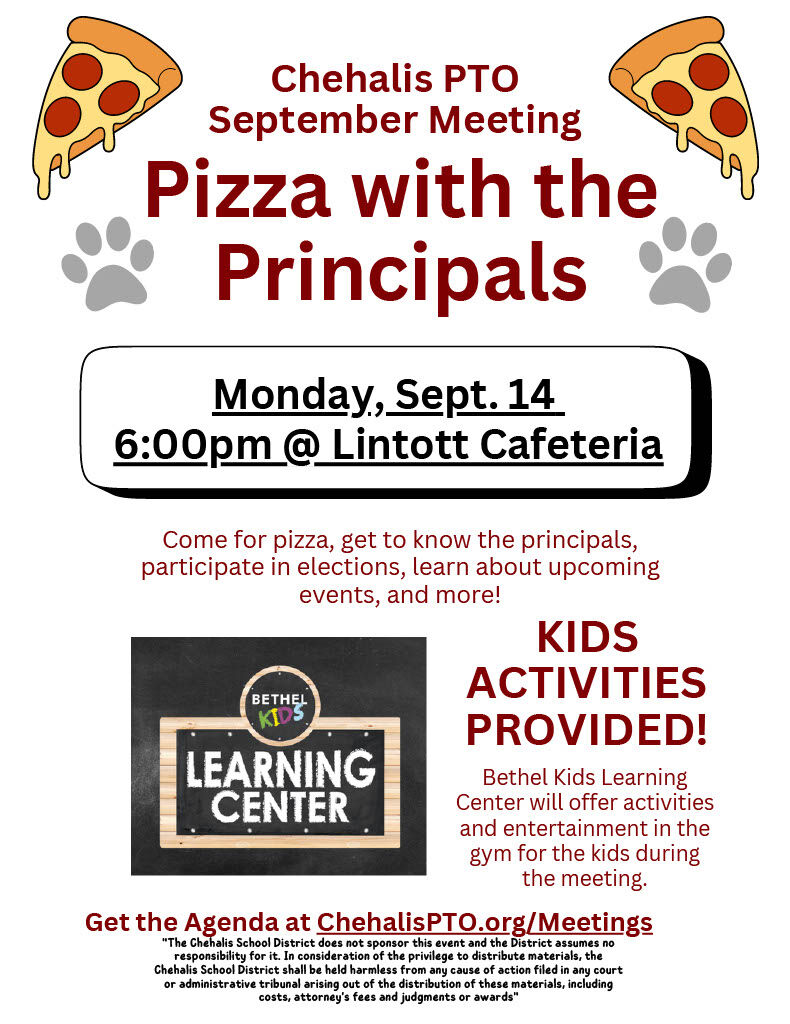 Pizza with the Principals!