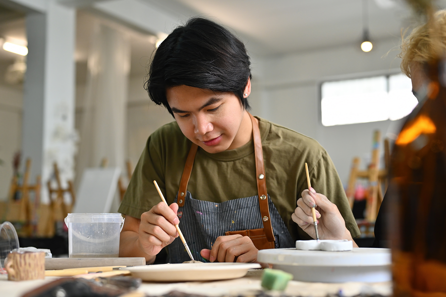 Mastering the Craft: Student Creativity Shines in Advanced Ceramics Lab
