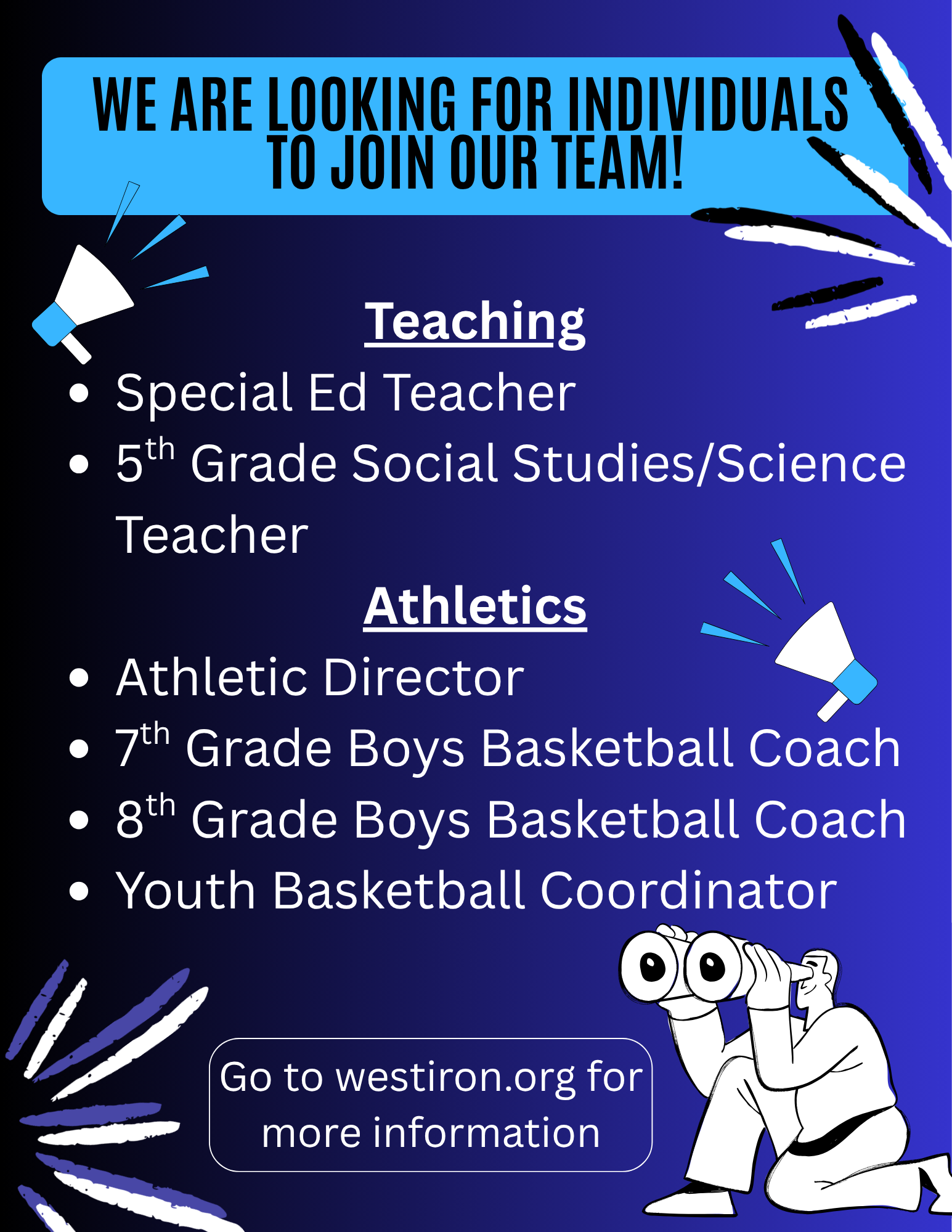 Positions Available
