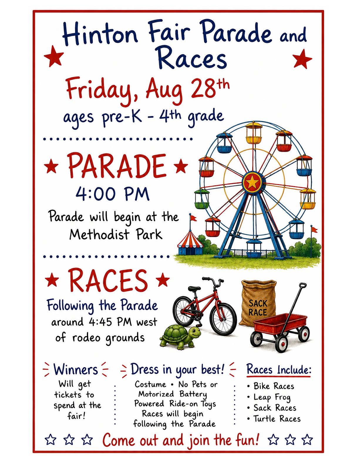 Hinton Fair Parade and Games