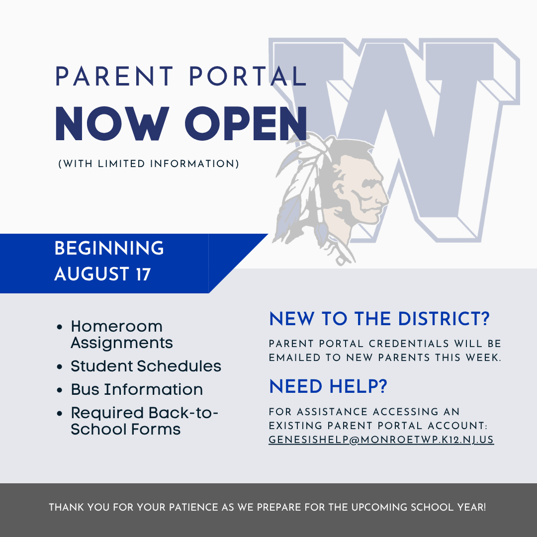 Parent Portal Update