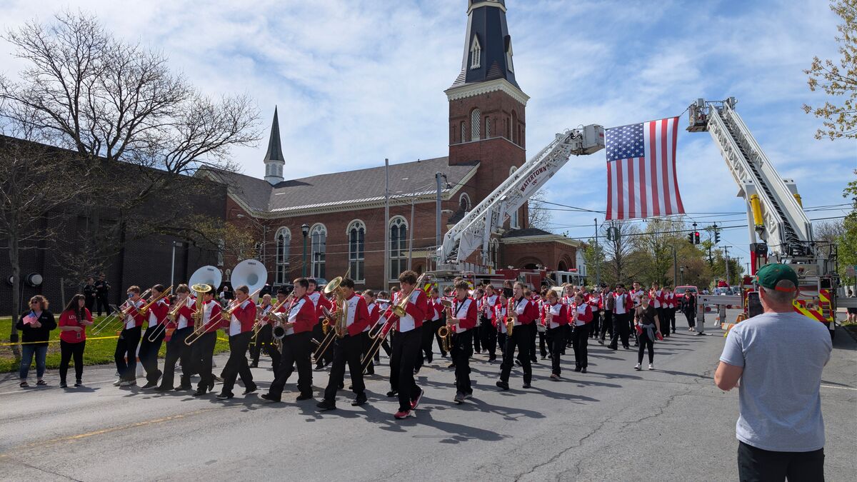 Lowville Academy Marching Band was awarded 2nd Place for Best School Band