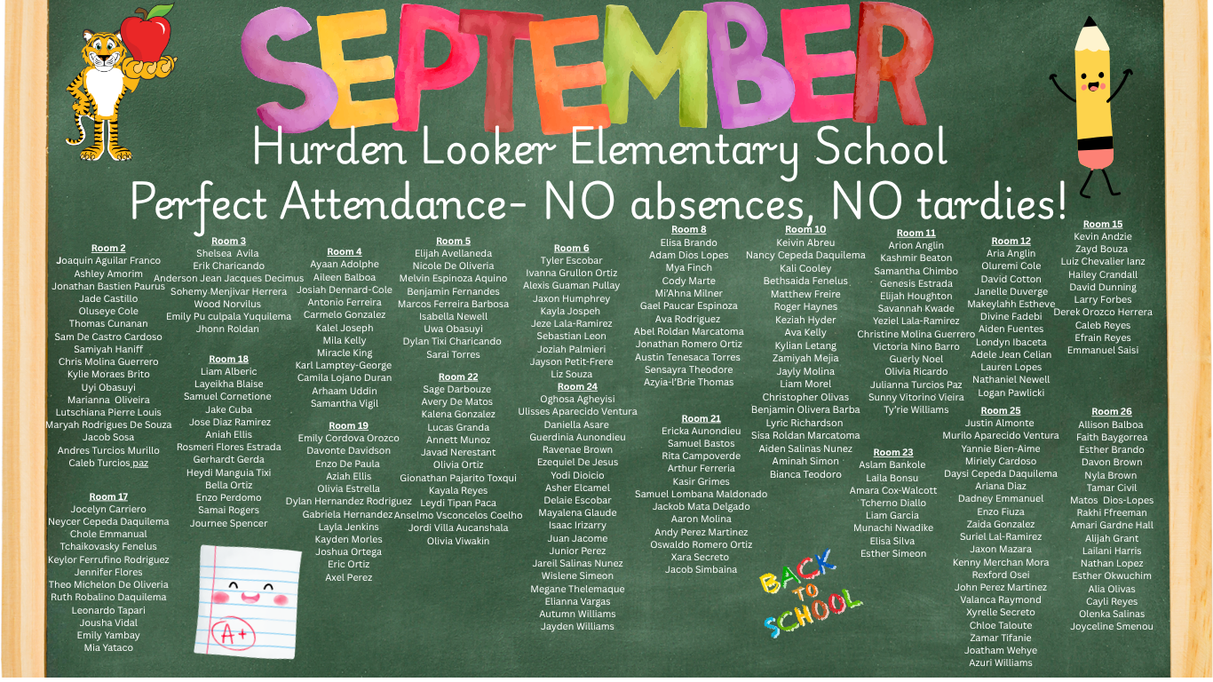 September Perfect Attendance