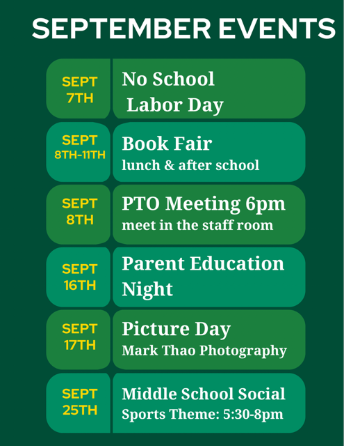 Upcoming Events