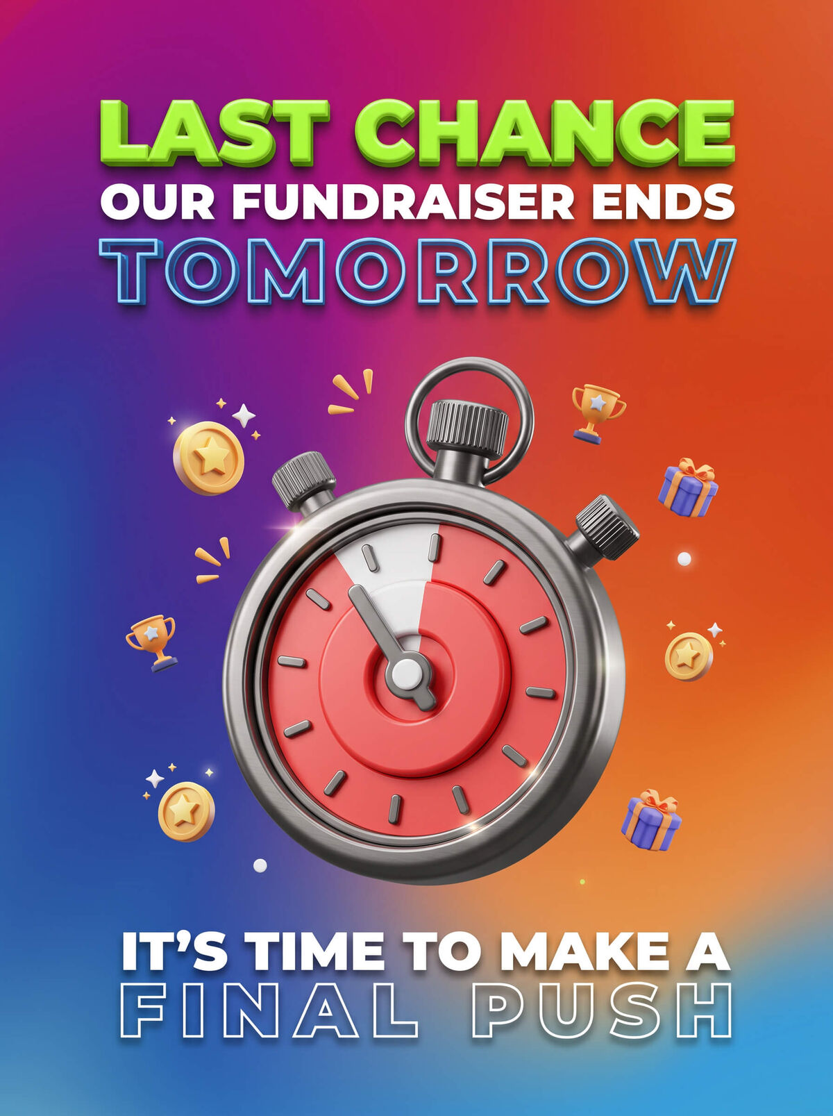 Last day for fundraiser
