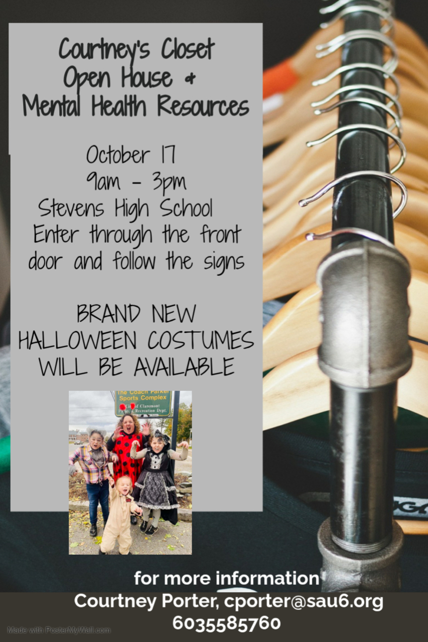 October Courtney's Closet Open House 10/17/26 