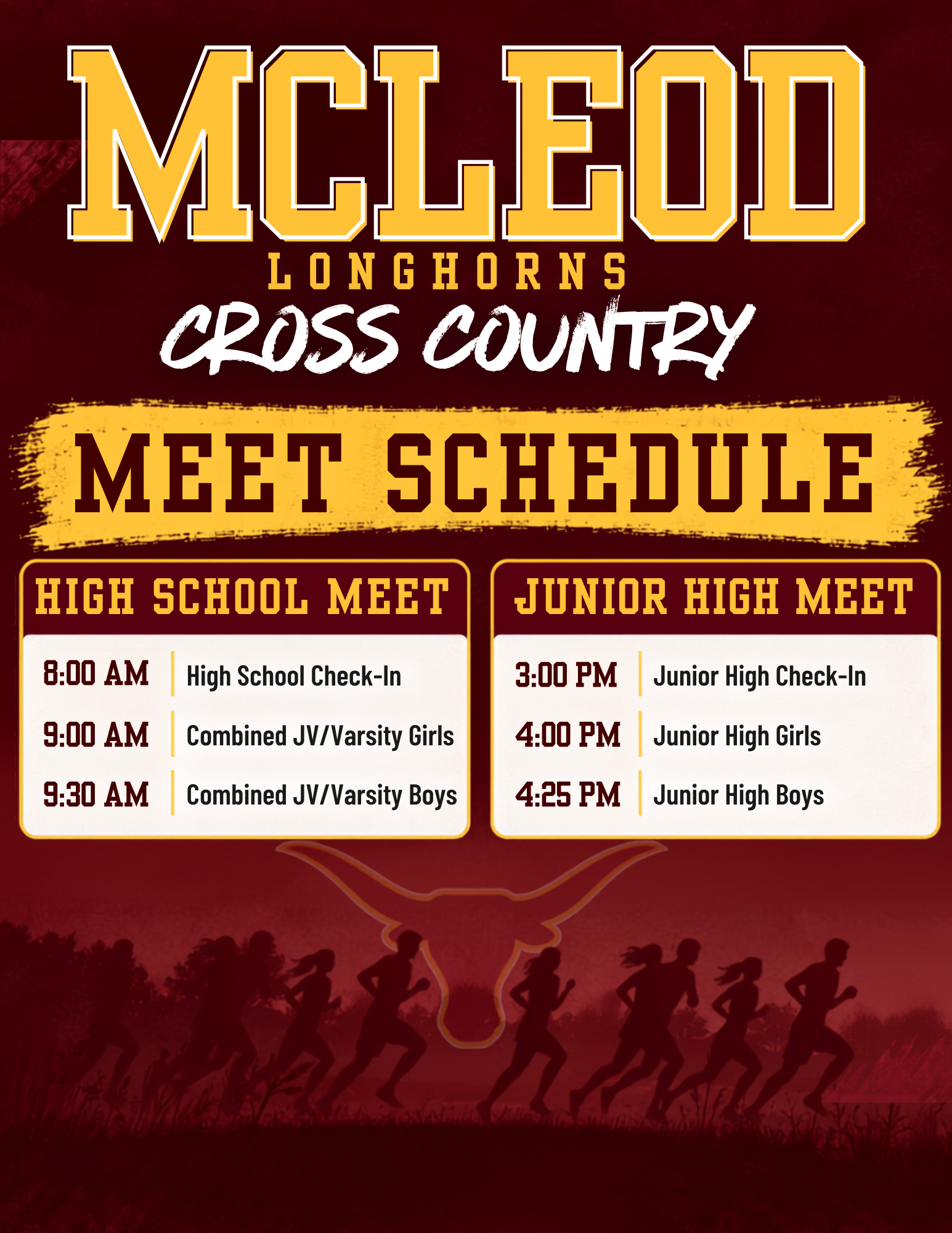 McLeod Cross Country Meet