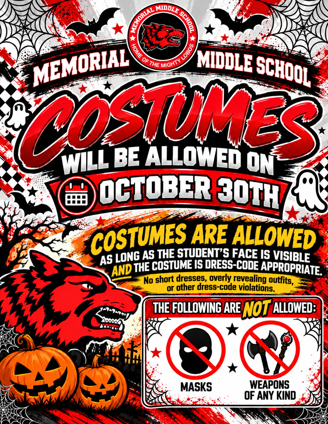 Costumes Allowed 