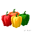 Colorful Bell Peppers Clip Art Free PNG Image｜Illustoon