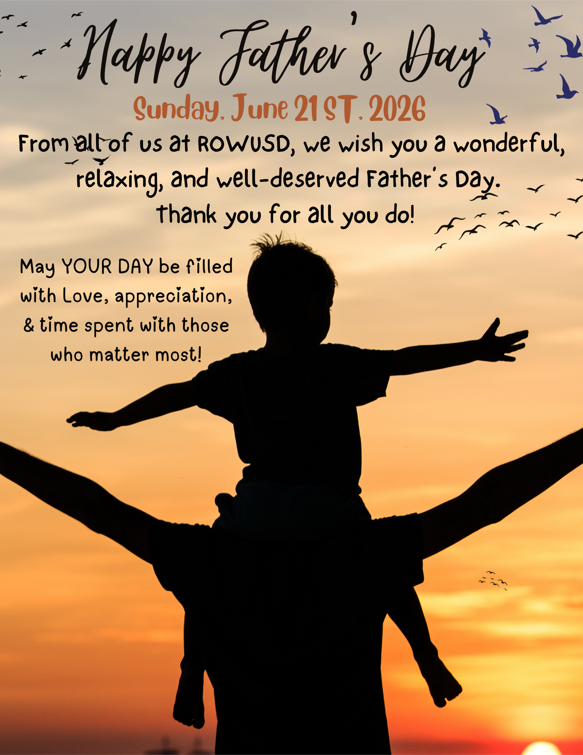 Happy Father's Day from ROWUSD